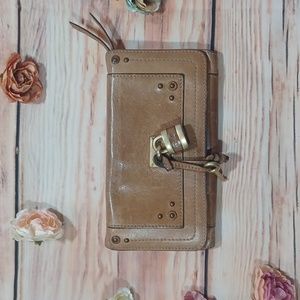 Chloe Paddinton Tan Leather Long Wallet